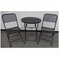 Imperial Power Ltd FS 3PC BLK Bistro Set IP-1911S62BK